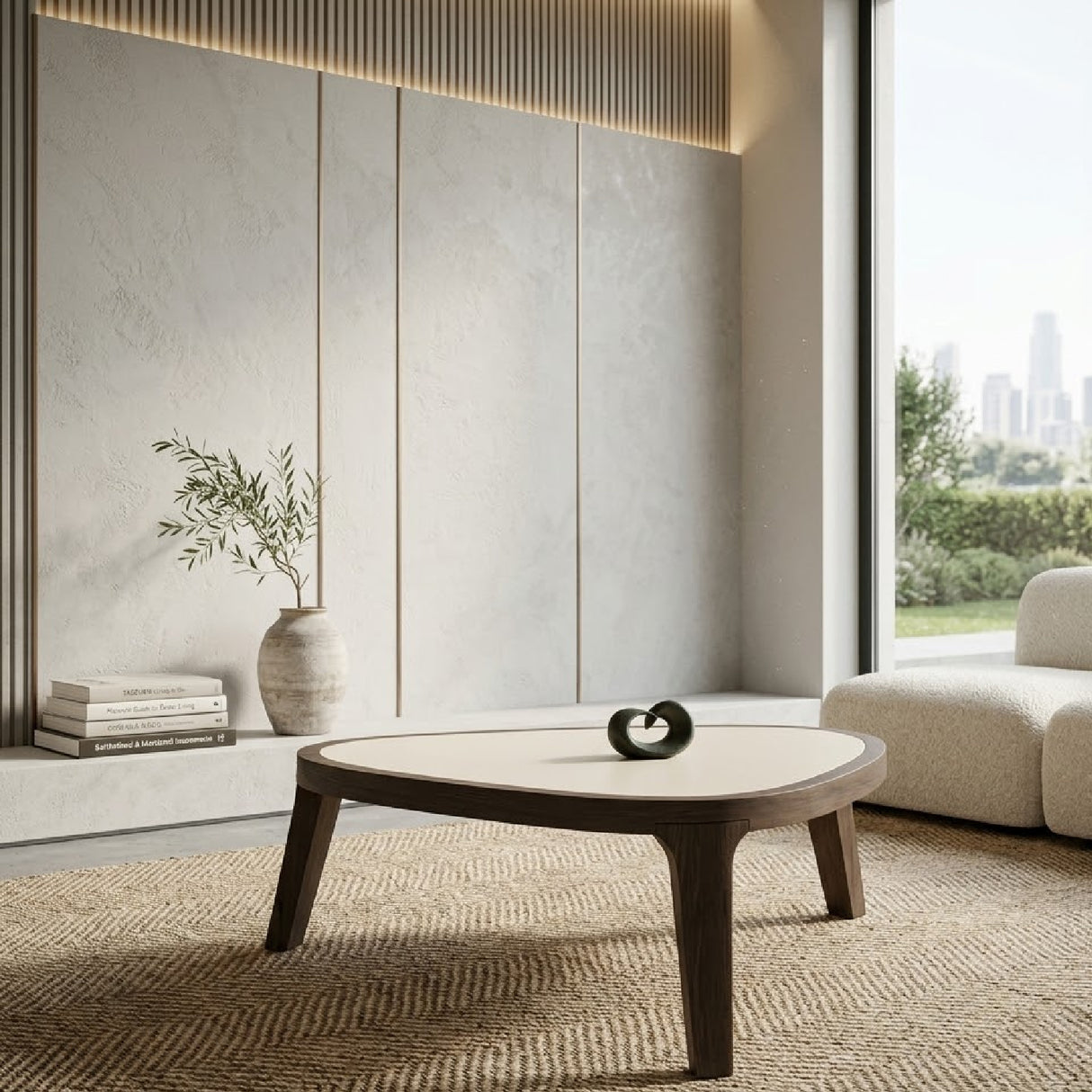  White Marble Top Coffee Table | Oroa.com