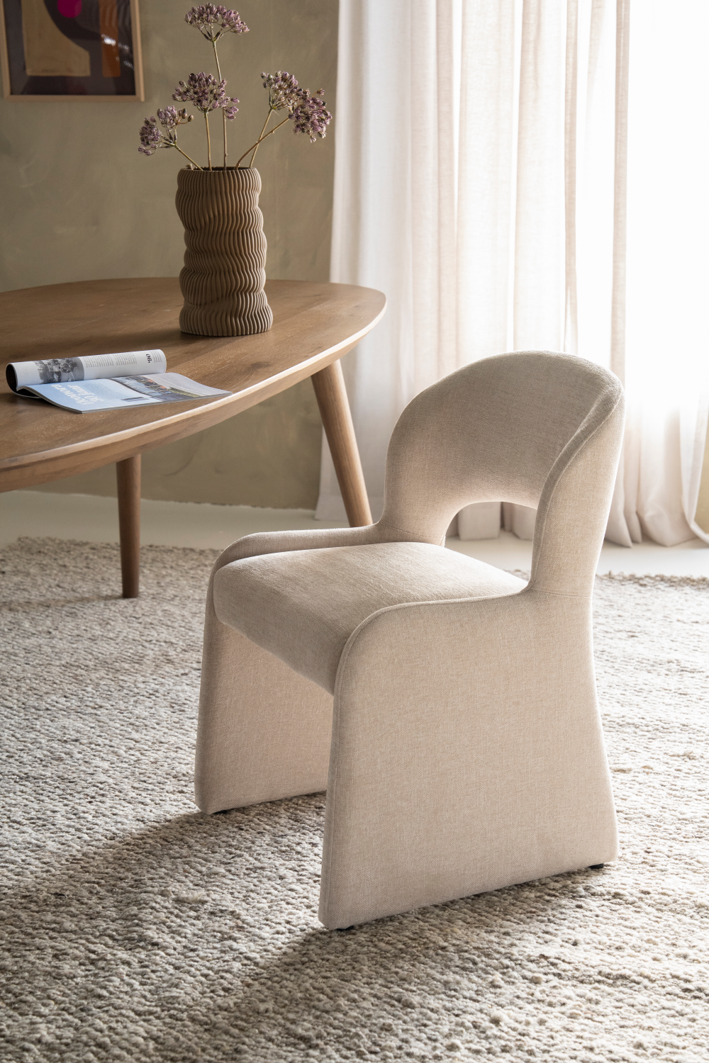Open-Back Modern Dining Chair | Eleonora Odette | Oroa.com