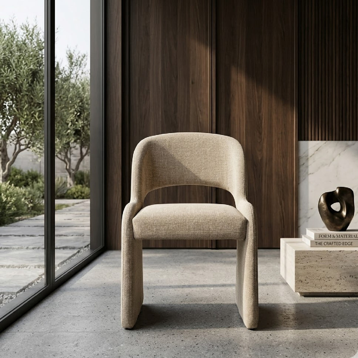   Open-Back Modern Dining Chair | Oroa.com