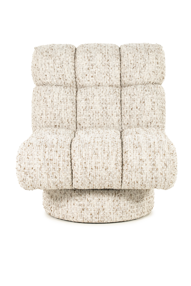 Round Base Tufted Lounge Chair | Eleonora Fenna | Oroa.com