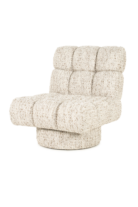 Round Base Tufted Lounge Chair | Eleonora Fenna | Oroa.com