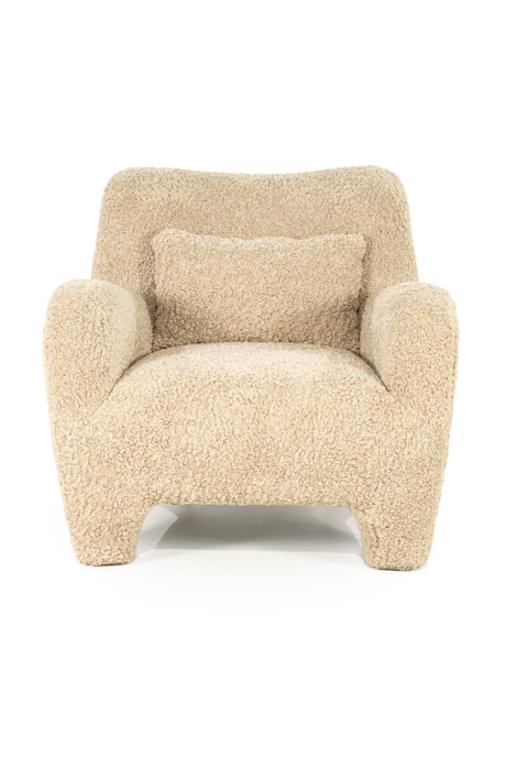 Taupe Upholstered Lounge Chair | Eleonora Fenna | Oroa.com