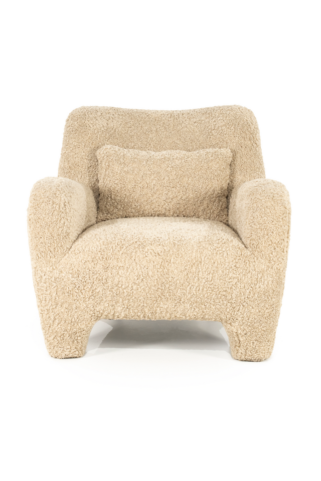 Taupe Upholstered Lounge Chair | Eleonora Fenna | Oroa.com