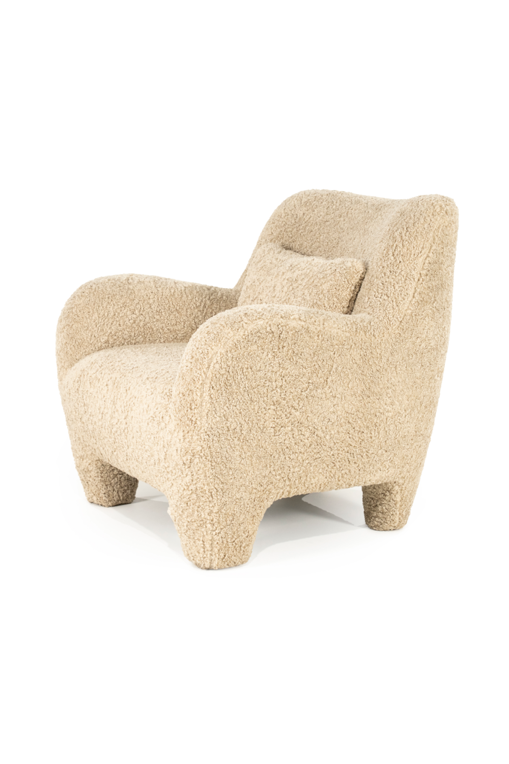 Taupe Upholstered Lounge Chair | Eleonora Fenna | Oroa.com