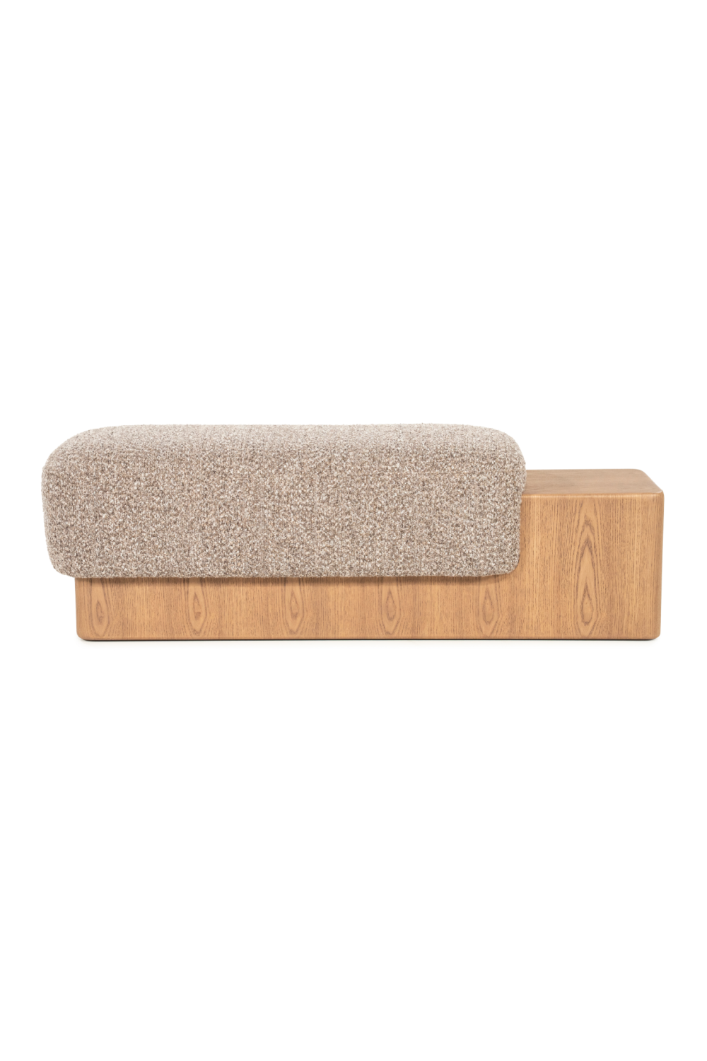 Cushioned Ash Wood Bench | Eleonora George | Oroa.com
