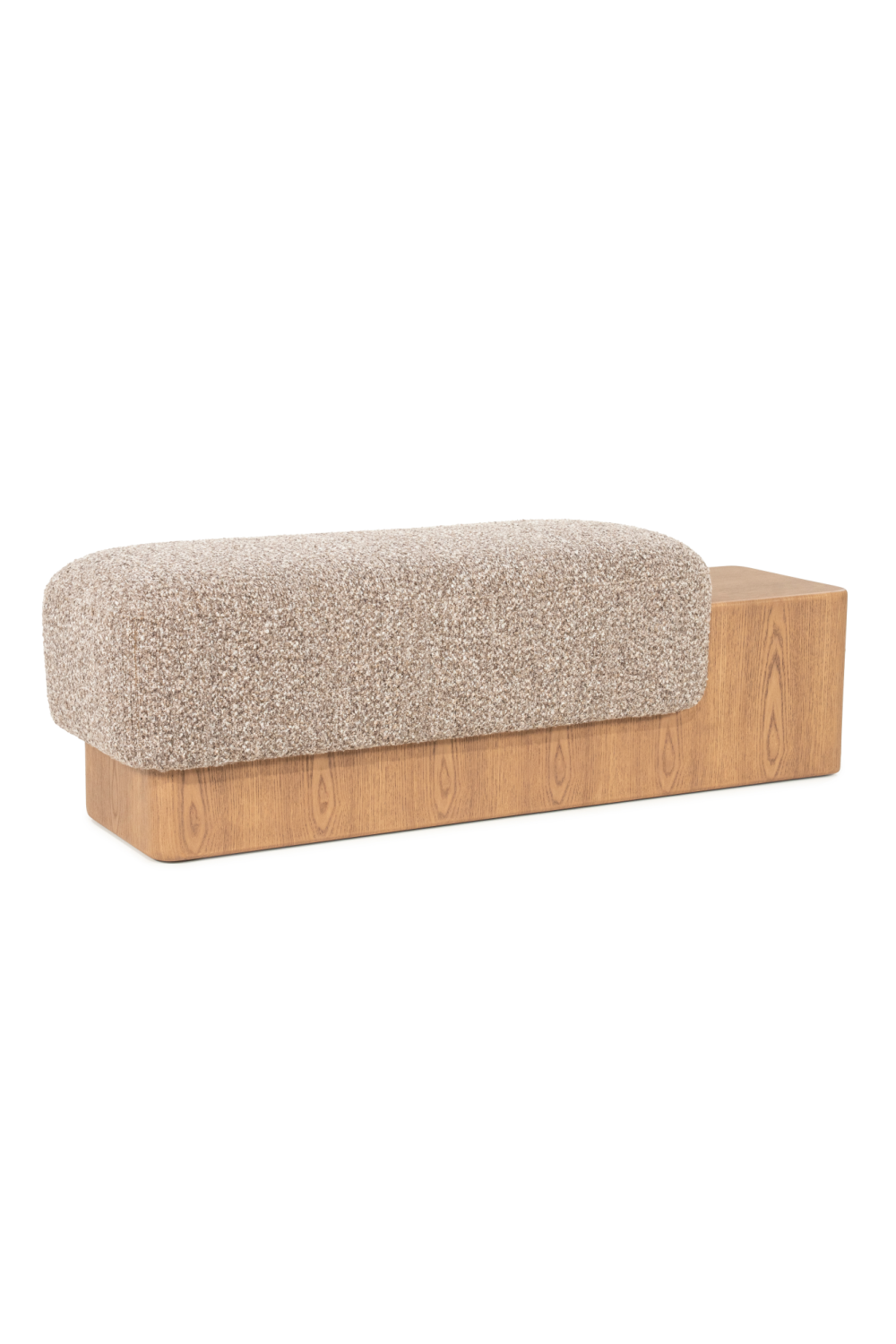 Cushioned Ash Wood Bench | Eleonora George | Oroa.com