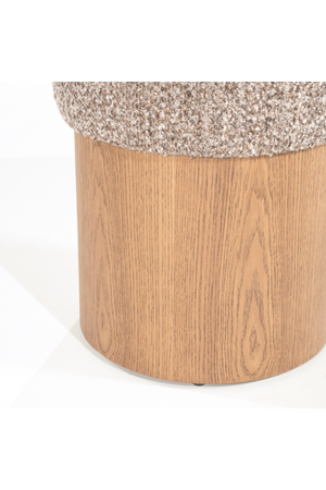 Cushioned Ash Wood Stool | Eleonora George | Oroa.com