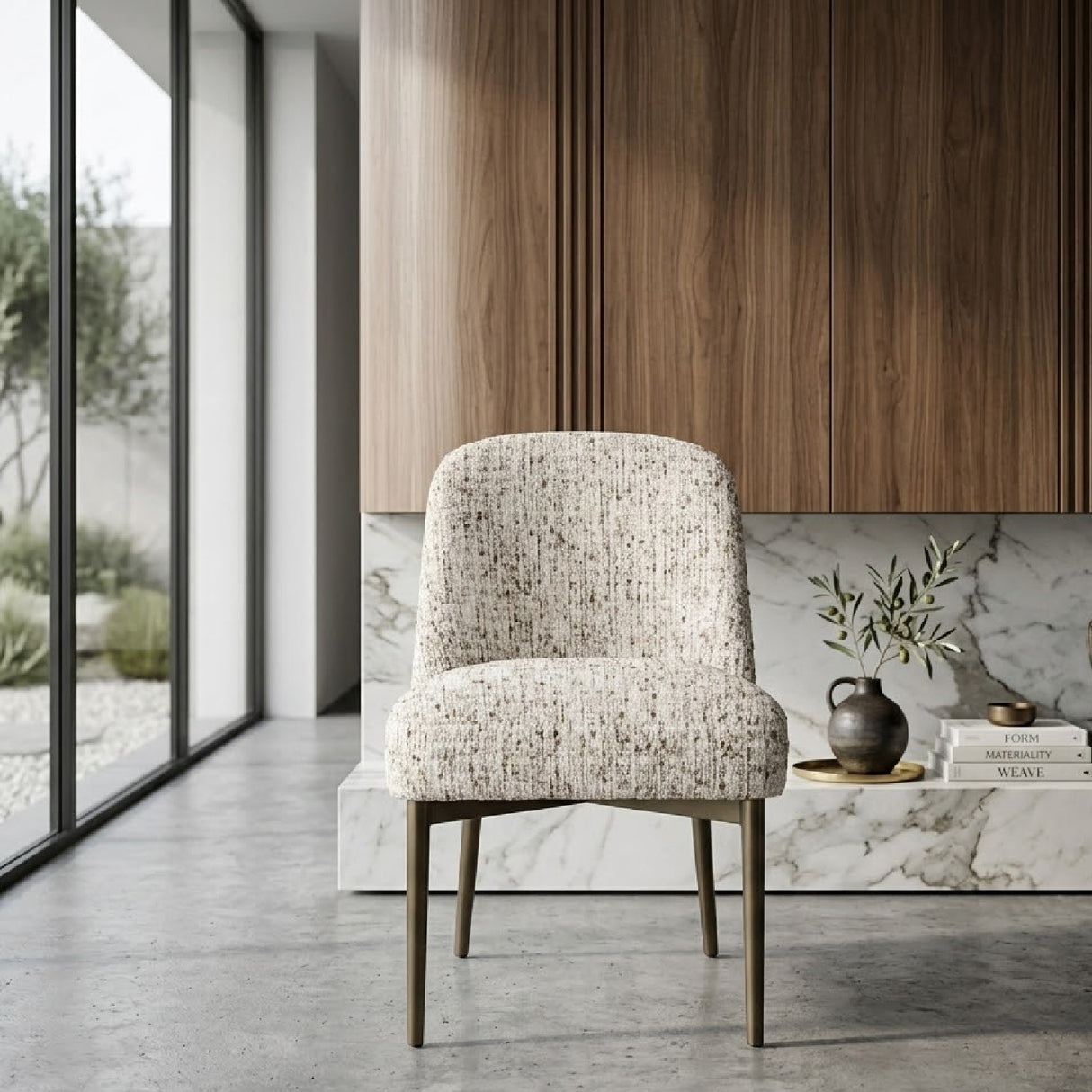   Fabric Upholstered Dining Chair | Oroa.com