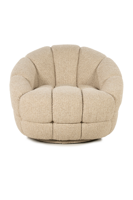 Round Channeled Lounge Chair | Eleonora Tina | Oroa.com