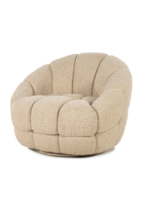 Round Channeled Lounge Chair | Eleonora Tina | Oroa.com