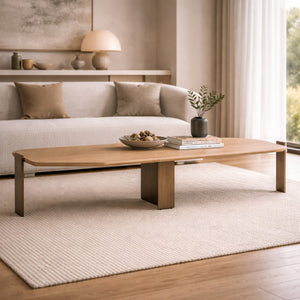   Asymmetrical Wooden Coffee Table | Oroa.com