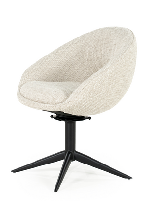 Rounded Open-Back Swivel Chair | Eleonora Nol | Oroa.com
