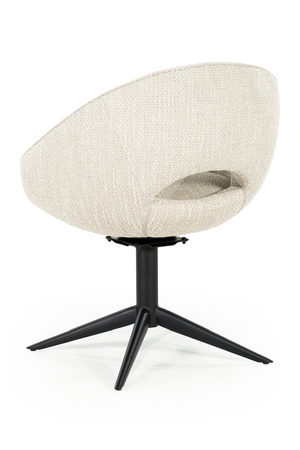 Rounded Open-Back Swivel Chair | Eleonora Nol | Oroa.com