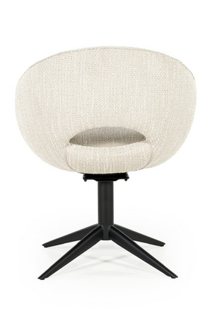 Rounded Open-Back Swivel Chair | Eleonora Nol | Oroa.com