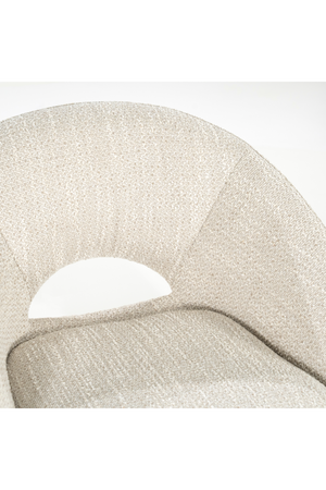 Rounded Open-Back Swivel Chair | Eleonora Nol | Oroa.com