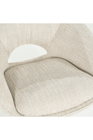 Rounded Open-Back Swivel Chair | Eleonora Nol | Oroa.com