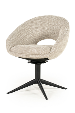 Rounded Open-Back Swivel Chair | Eleonora Nol | Oroa.com