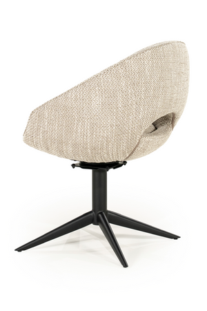 Rounded Open-Back Swivel Chair | Eleonora Nol | Oroa.com