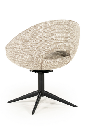 Rounded Open-Back Swivel Chair | Eleonora Nol | Oroa.com