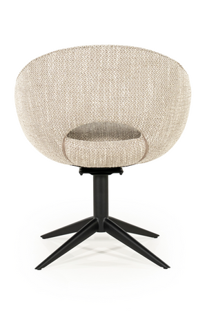 Rounded Open-Back Swivel Chair | Eleonora Nol | Oroa.com