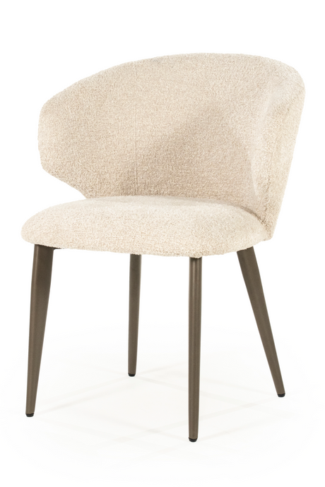 Curved Back Upholstered Dining Chair | Eleonora Mateo | Oroa.com