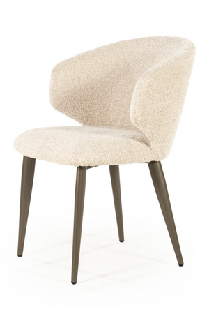 Curved Back Upholstered Dining Chair | Eleonora Mateo | Oroa.com