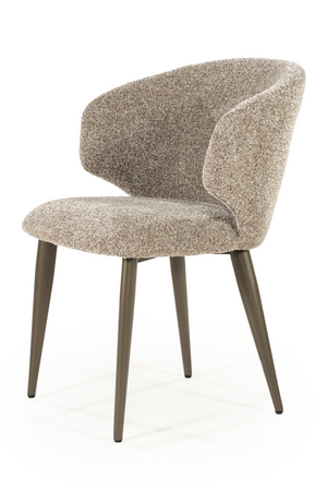 Curved Back Upholstered Dining Chair | Eleonora Mateo | Oroa.com
