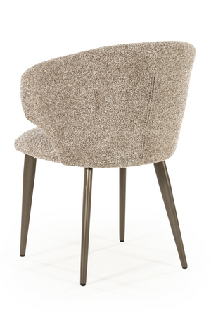 Curved Back Upholstered Dining Chair | Eleonora Mateo | Oroa.com