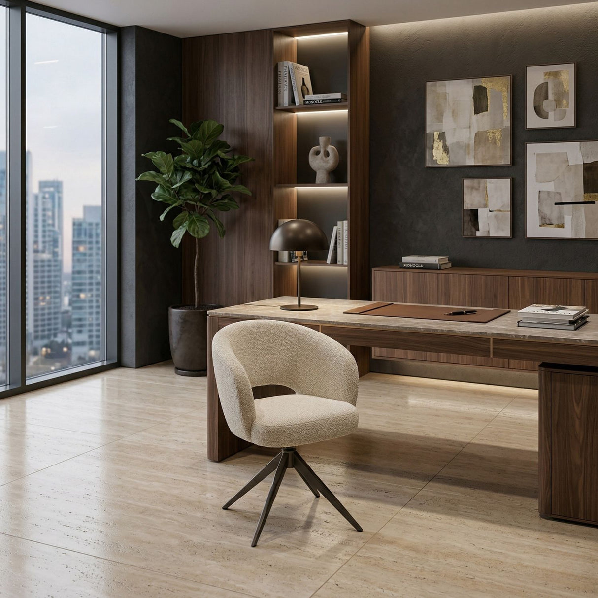   Cut-Out Swivel Chair | Oroa.com