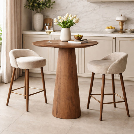   Painted Mango Wood Counter Table | Oroa.com