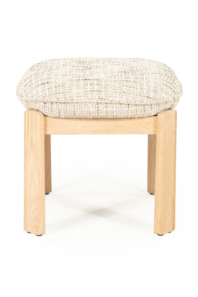 Cushioned Oak Stool | Eleonora Lottie | Oroa.com