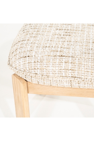 Cushioned Oak Stool | Eleonora Lottie | Oroa.com