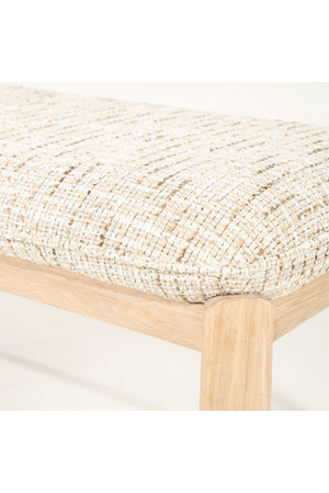 Cushioned Oak Bench | Eleonora Lottie | Oroa.com