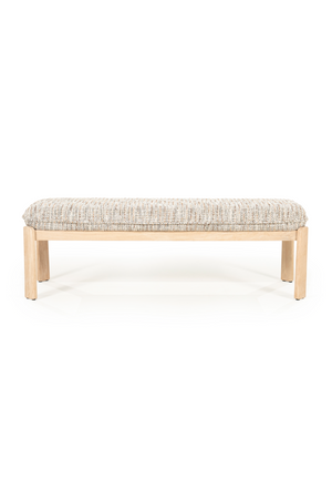 Cushioned Oak Bench | Eleonora Lottie | Oroa.com