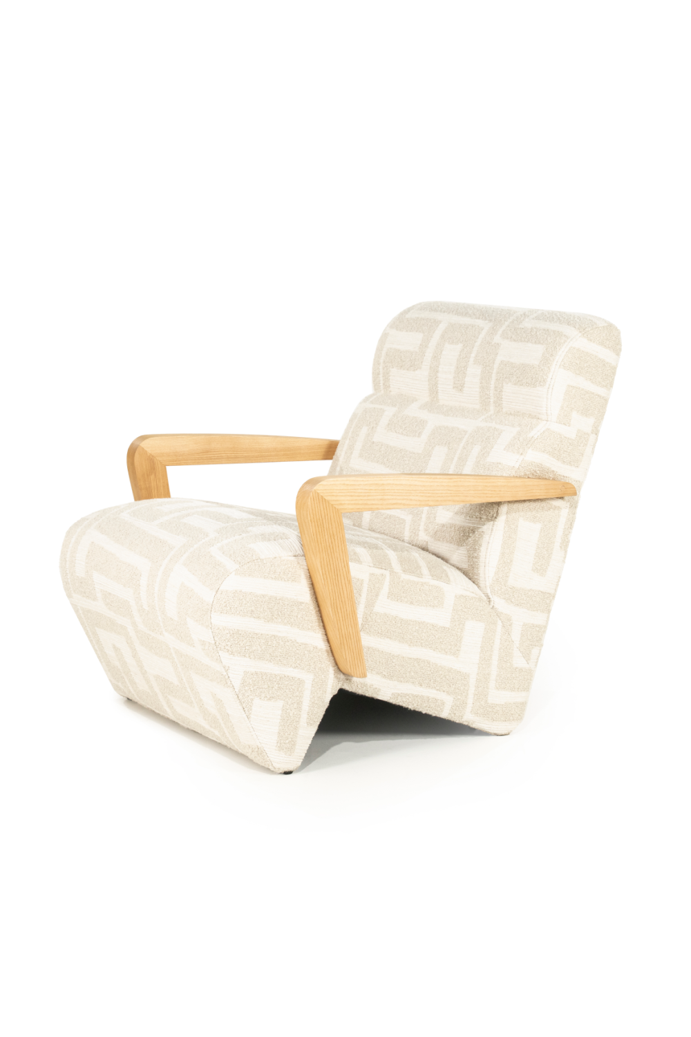Printed Fabric Lounge Armchair | Eleonora Olek | Oroa.com