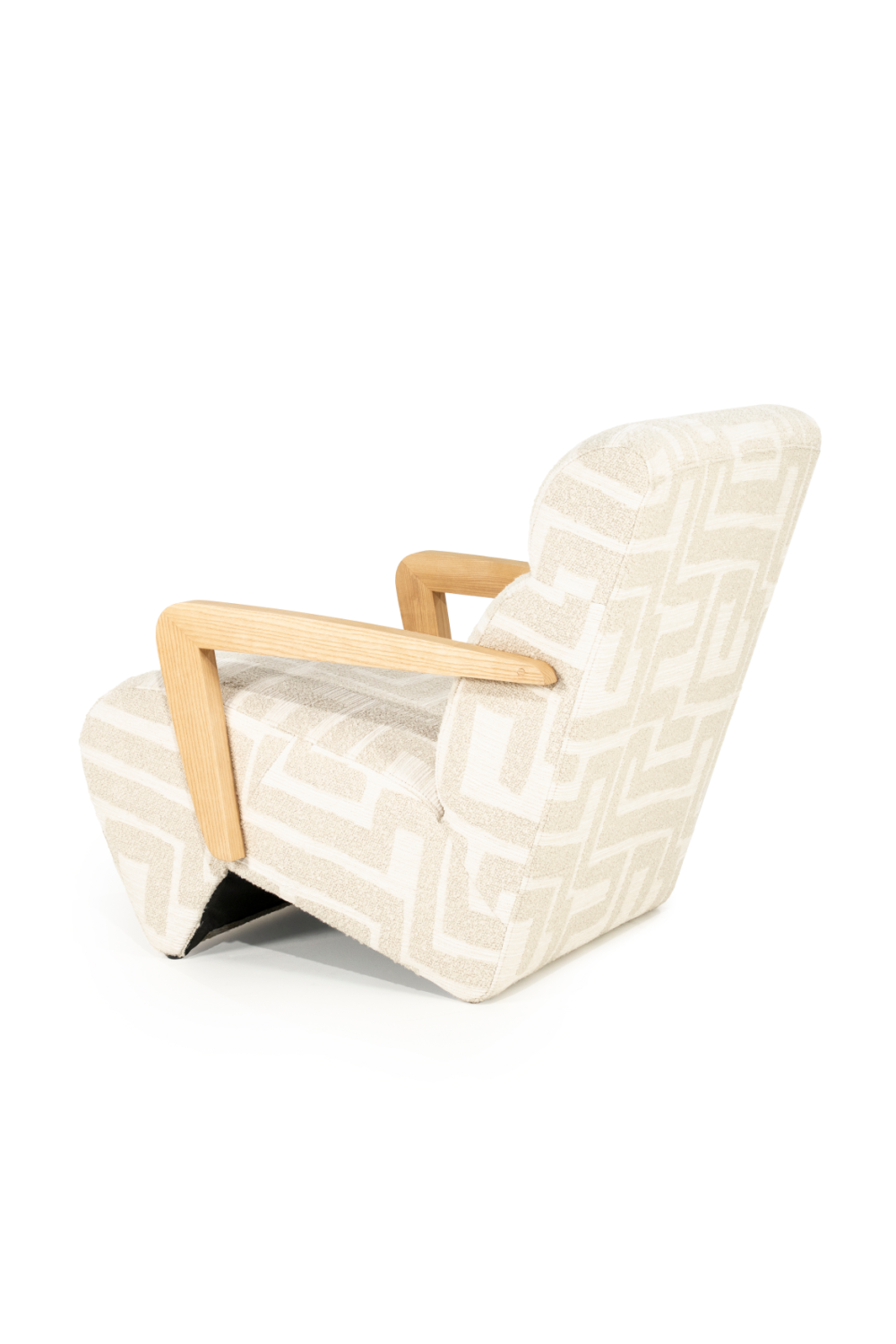 Printed Fabric Lounge Armchair | Eleonora Olek | Oroa.com