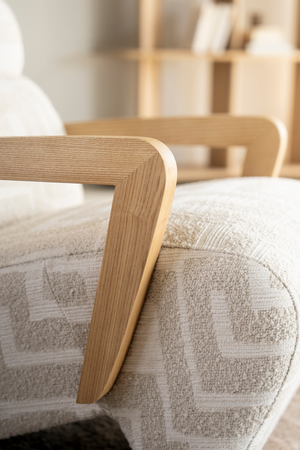 Printed Fabric Lounge Armchair | Eleonora Olek | Oroa.com