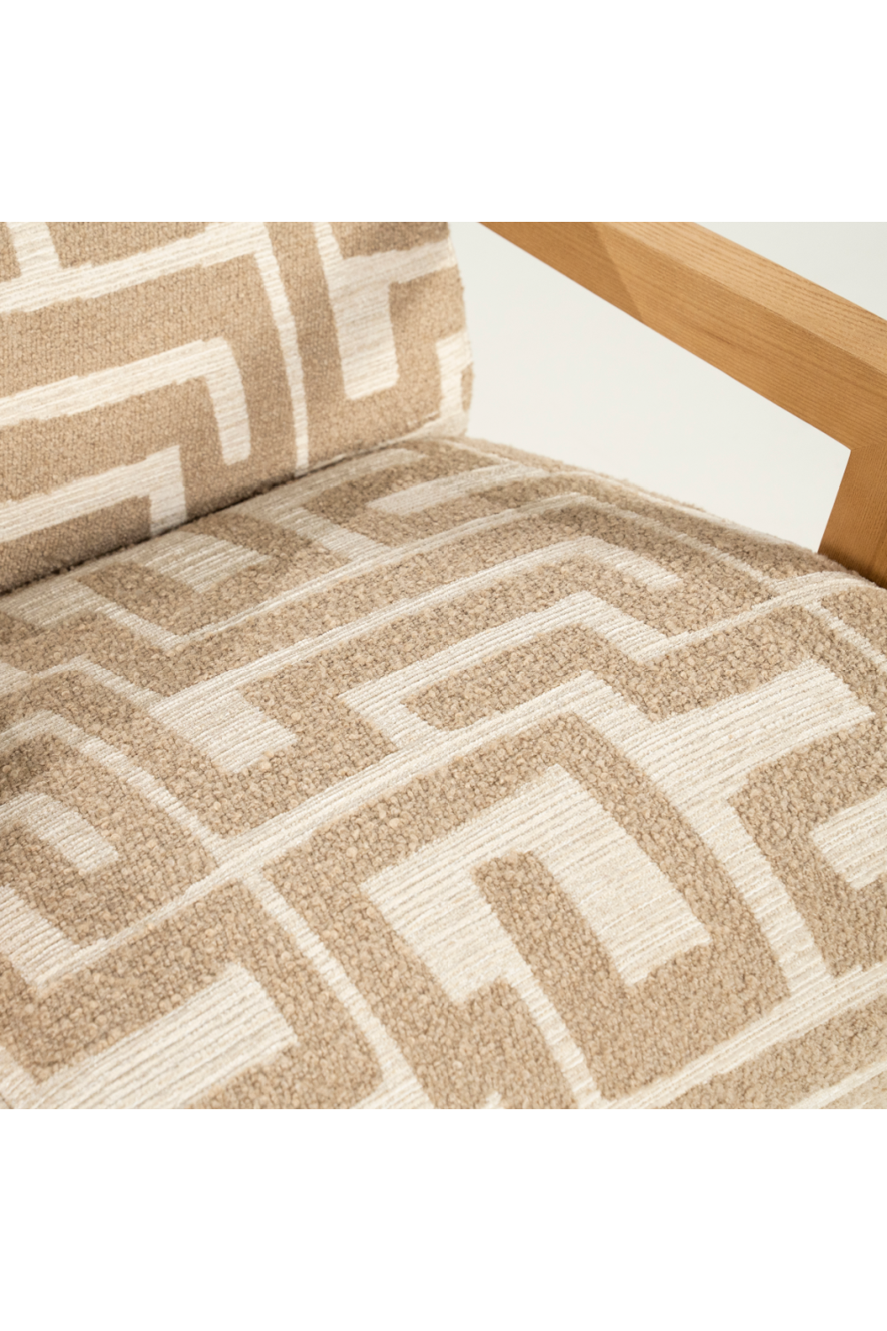 Printed Fabric Lounge Armchair | Eleonora Olek | Oroa.com