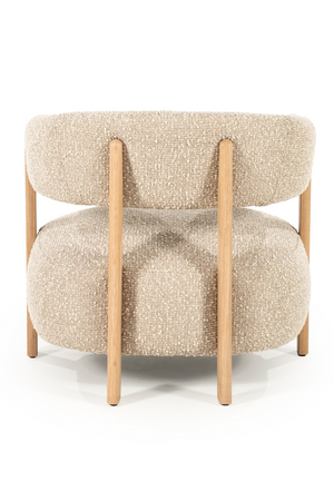 Curved Back Lounge Armchair | Eleonora Lola | Oroa.com