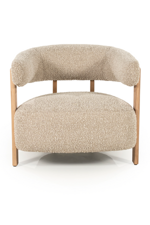 Curved Back Lounge Armchair | Eleonora Lola | Oroa.com