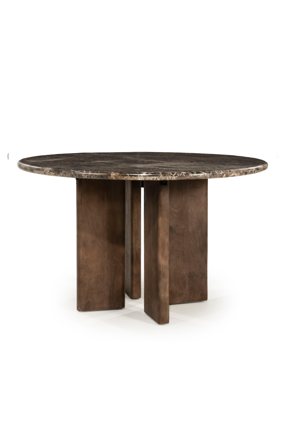 Brown Marble Round Dining Table | Eleonora Lando | Oroa.com
