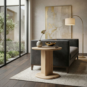   Lacquered Oak Side Table | Oroa.com