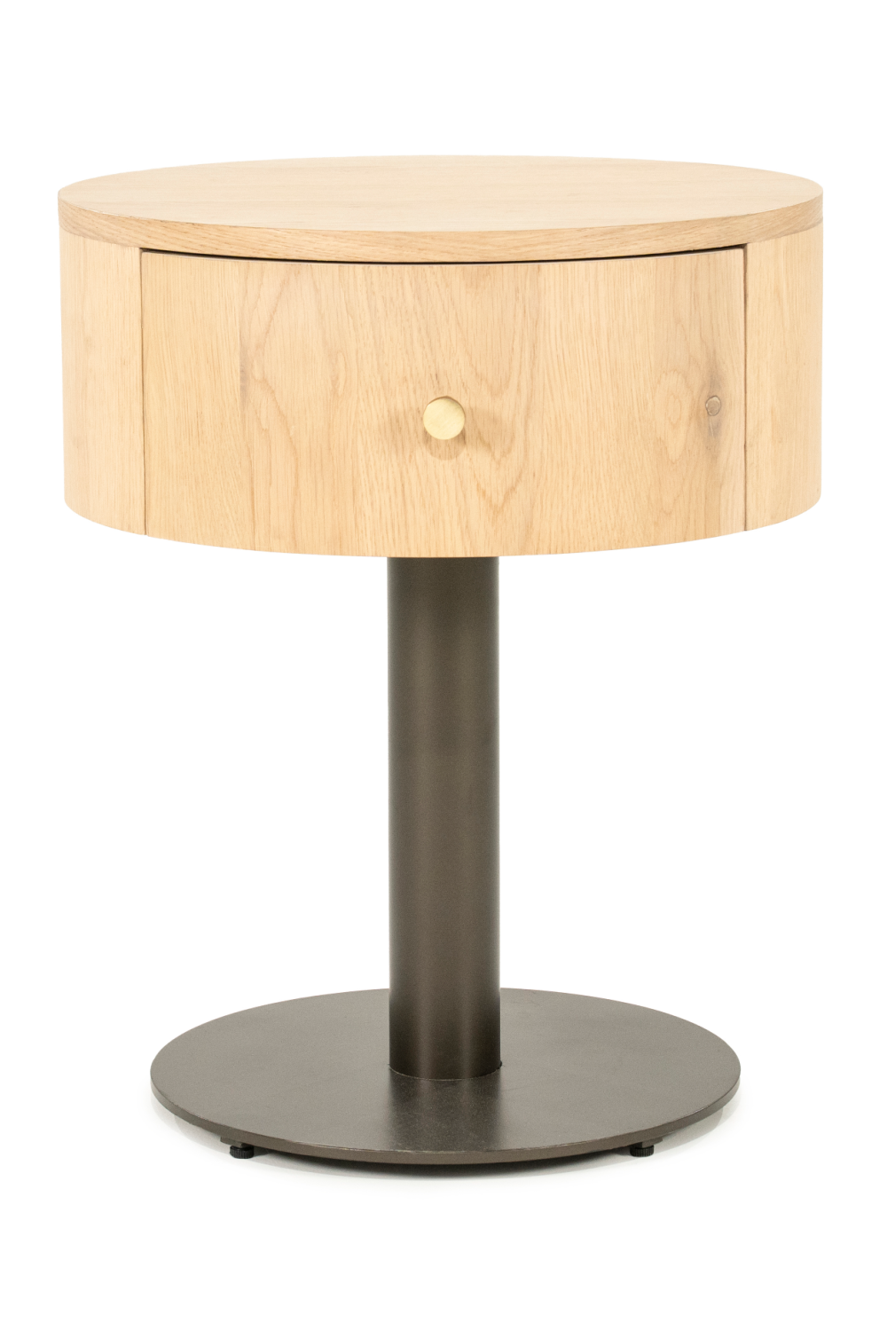 Oak Pedestal Drawer Nightstand | Eleonora Skye | Oroa.com