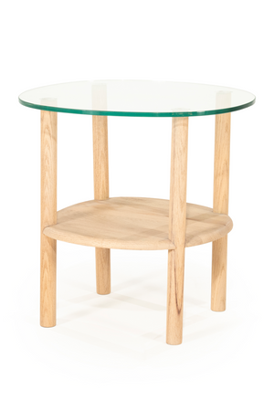 Glass Top Side Table | Eleonora Cleo | Oroa.com