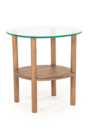 Glass Top Side Table | Eleonora Cleo | Oroa.com