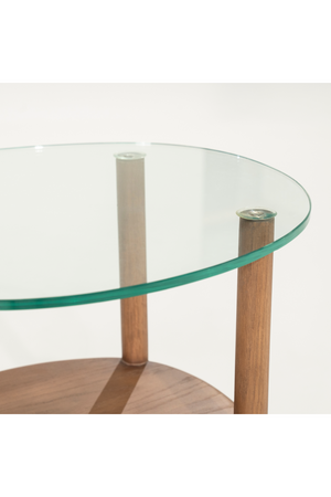 Glass Top Side Table | Eleonora Cleo | Oroa.com