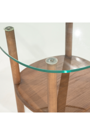 Glass Top Side Table | Eleonora Cleo | Oroa.com