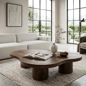   Modern European furniture - Organic-Shaped Wooden Coffee Table - www.oroa.com | Oroa.com