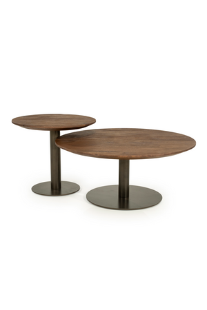 Pedestal Mango Wood Coffee Table | Eleonora Esila | Oroatrade.com