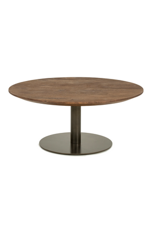 Pedestal Mango Wood Coffee Table | Eleonora Esila | Oroatrade.com